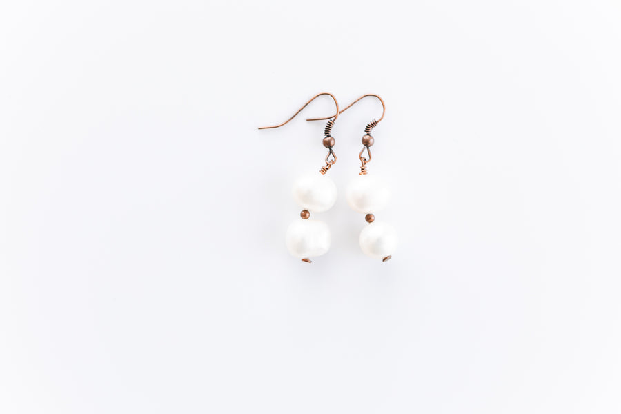 Flourish Pearl Earrings