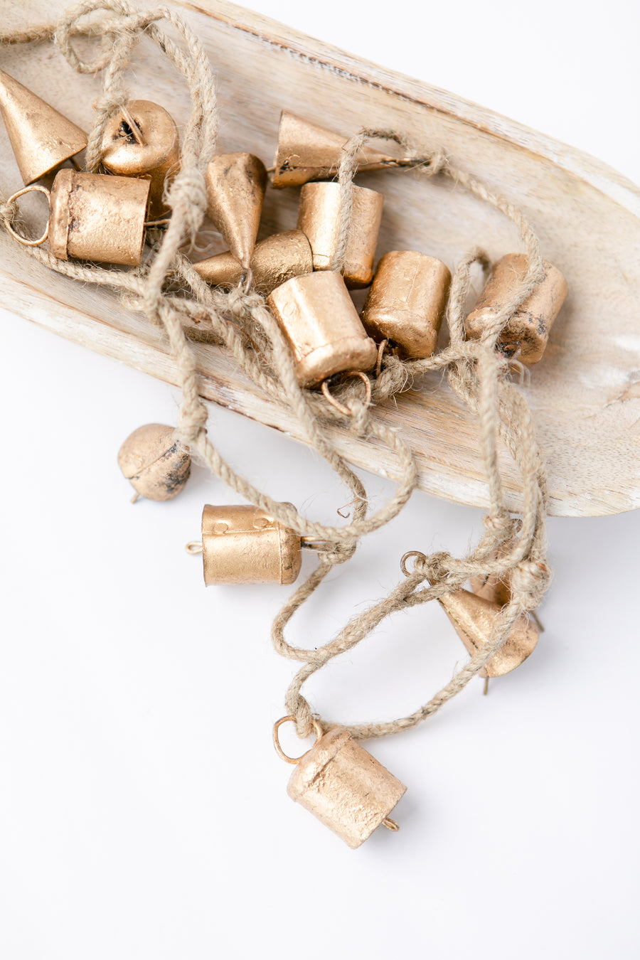 Brass Bell Holiday Garland